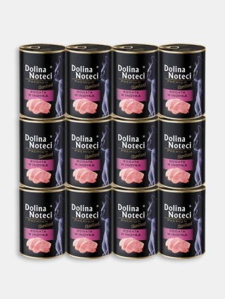 Karma mokra dla kota po sterylizacji Dolina Noteci Premium bogata w indyka 400g