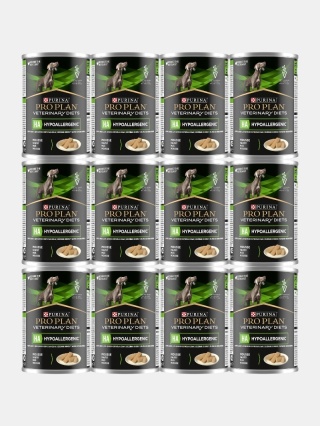 Karma mokra dla psa Pro Plan Veterinary Diets HA Hypoallergenic 12x400g