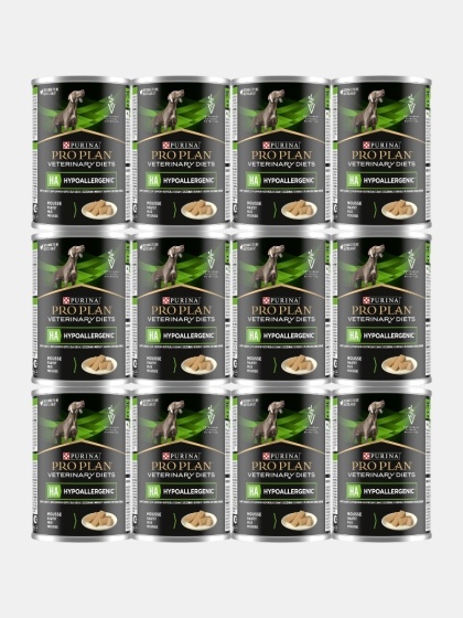 Karma mokra dla psa Pro Plan Veterinary Diets HA Hypoallergenic 12x400g