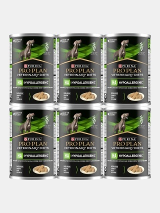 Karma mokra dla psa Pro Plan Veterinary Diets HA Hypoallergenic 6x400g