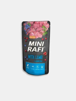 Karma mokra dla psa Rafi Mini z jagnięciną 150g