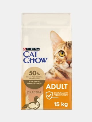 Karma sucha dla kota Purina Cat Chow z kaczką i naturalnym prebiotykiem 15kg