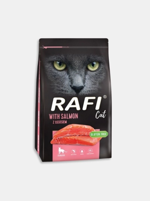 Karma sucha dla kota Rafi Cat Sterilised z łososiem 7kg