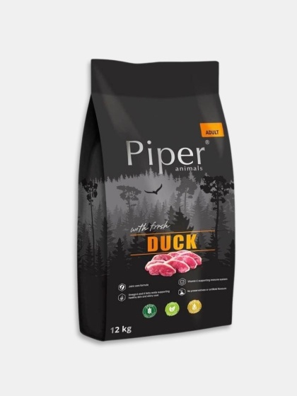 Karma sucha dla psa Piper z kaczką 12kg