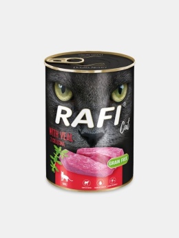 Mokra karma dla kota Rafi z cielęciną 400g
