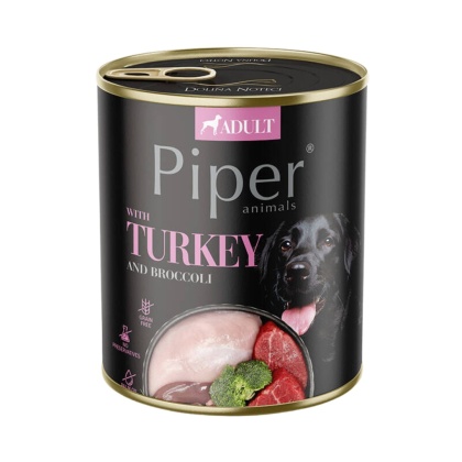 Mokra karma dla psa Piper Animals z indykiem i brokułem 800g