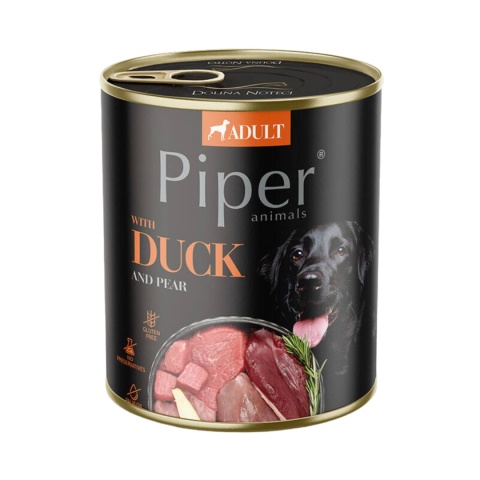 Mokra karma dla psa Piper Animals z kaczką i gruszką 800g