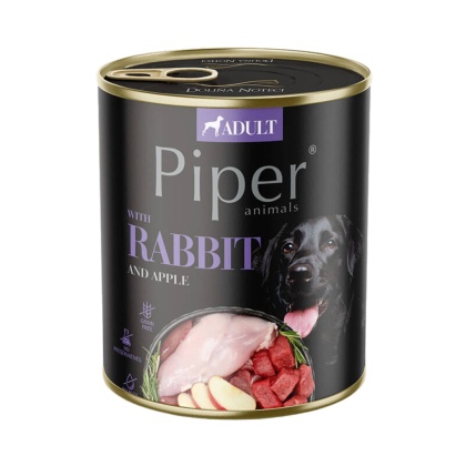 Mokra karma dla psa Piper Animals z królikiem i jabłkiem 800g