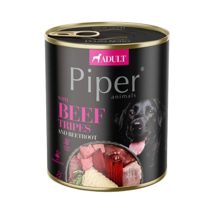 Mokra karma dla psa Piper Animals z żołądkami wołowymi i burakiem 800g