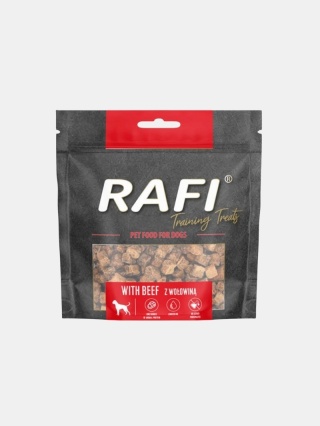 Przysmak treningowy dla psa Rafi Training Treats wołowiną 130g